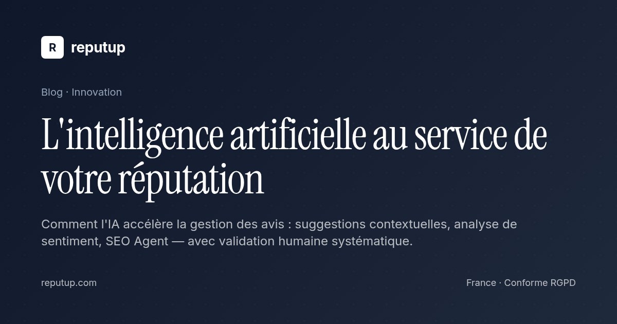 L'intelligence artificielle au service de votre réputation